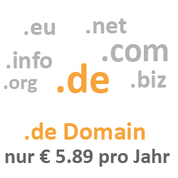 .de Domain nur 5,89€ bei Trojadomain.de